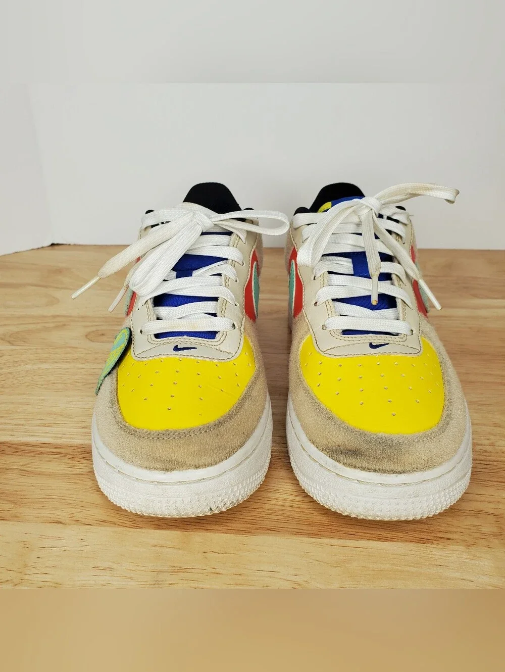 Nike Air Force 1 Low Shoes Multicolor Youth Size 5.5 FN7818 100